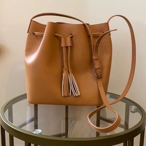 J.Crew Factory Tan Drawstring Crossbody Bag